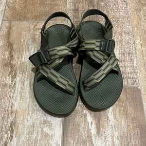 Chaco Z1 Classic Green Adjustable Hiking Sandals Shoes Mens 8